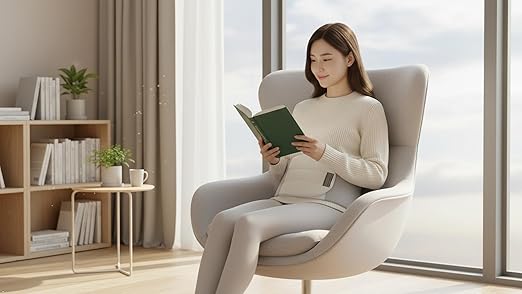 Lumbar Support Pillow for Sleeping, Lower Back Sciatic Nerve Pain Relief, Soft Silk Cotton Lumber Pillow for Bed, Adjustable Wrap Around Lumbar Cushion for Side, Back & Stomach Sleepers