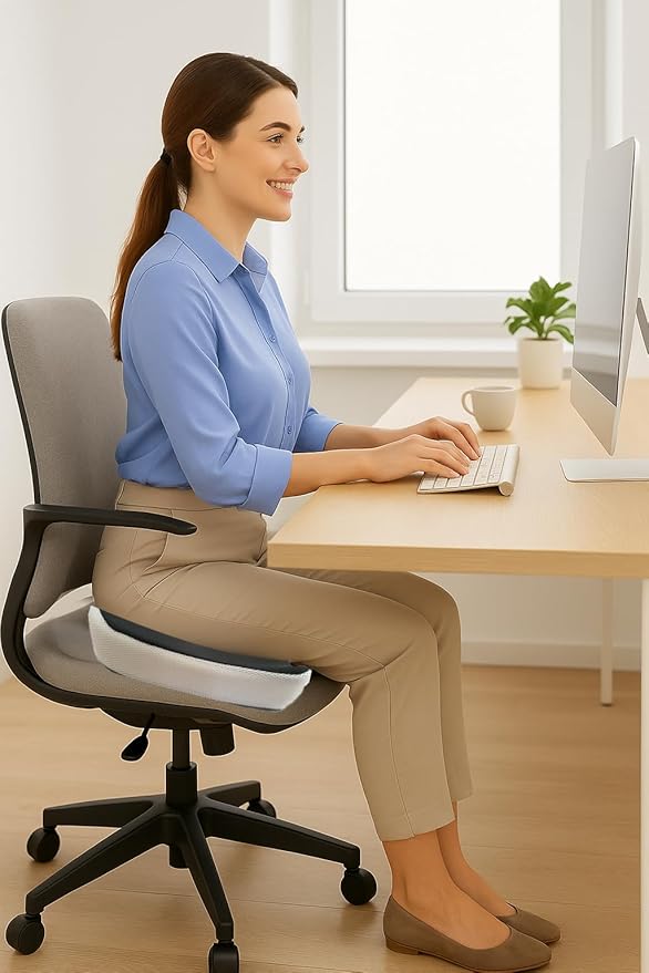 Premium Orthopedic Seat Cushion for Back Pain and Sciatica Relief (1)