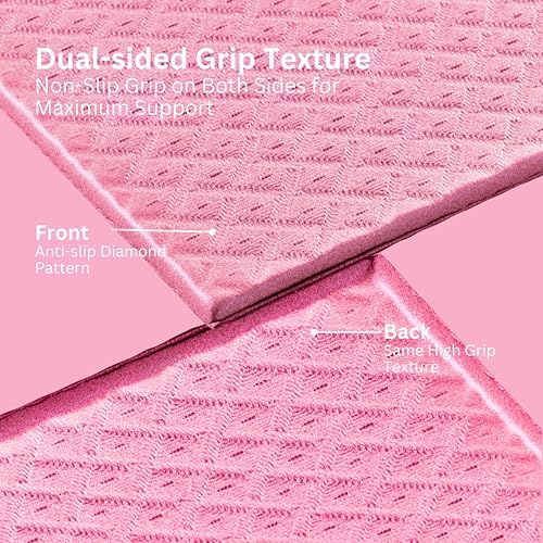 Foldable Yoga Mat, 72" x 24" x 6mm, Lightweight & Non-Slip