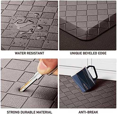 HappyTrends Kitchen Mats for Floor Cushioned Anti-Fatigue Kitchen Rugs