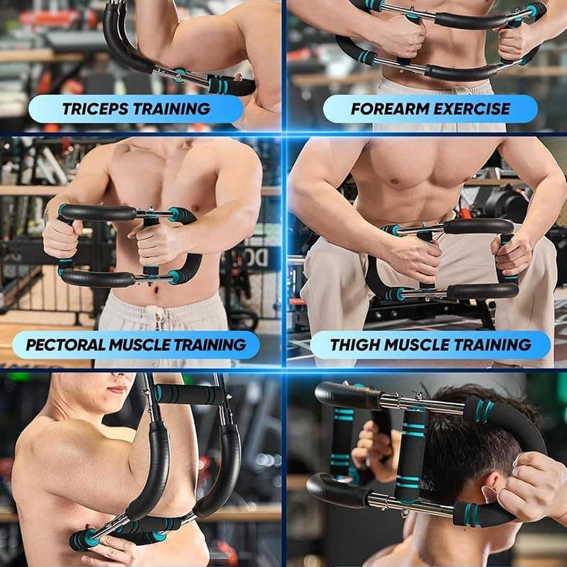 Twister Arm Trainer - Adjustable 3-Resistance Levels Chest,Arm,Shoulders,Backs,Inner Thigh Workout Equipment for Men&Women,Home Gym Strength Trainer with Anti,Fitness Equipment for Strength Training.