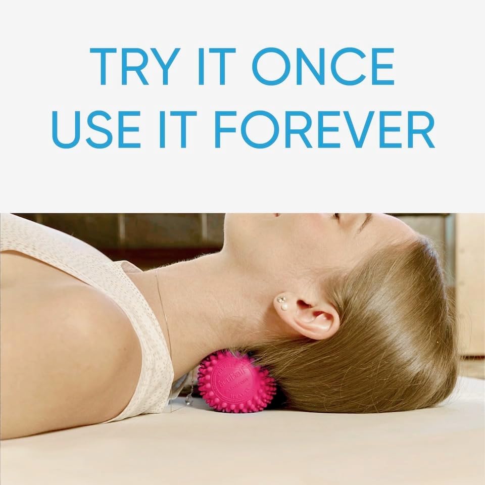 Dr. Cohen's acuProducts Heatable Deep Tissue Massager for Muscle Injury Recovery (acuBall Large - Pink)
