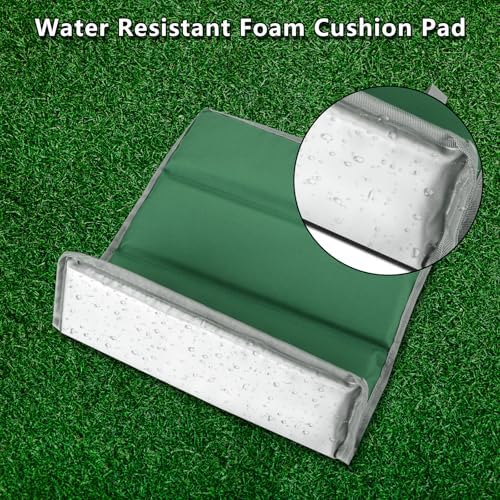 Cosmos 2 Pcs Foldable Seat Cushion Sitting Pad Portable Camping Sit Cushion Sitting Mat Foam Insulated Seat Pad, Waterproof Seating Mat with Strap for Travel Picnic Hiking Fishing