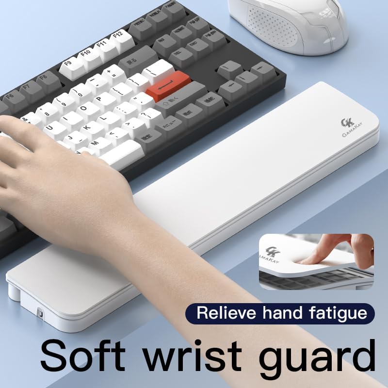GK GAMAKAY 14.17'' Keyboard Wrist Rest Pad with Cleaning Tool Kit