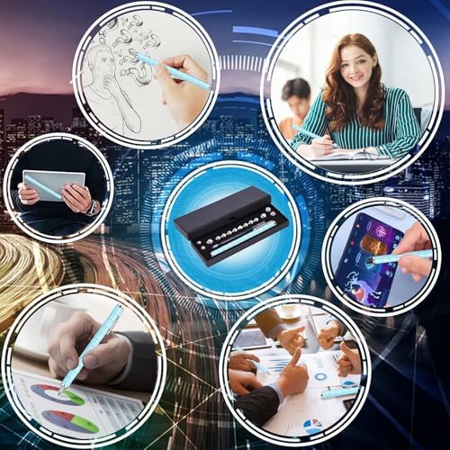 Fidget Pens Gifts for Teen Boys: Fathers Dad Gifts Office Desk Accessories for Men Women, Unique Birthday Gift for Teenage Girls, Cool Gadget Stuff Stress Relief Toys for Adults Office Worker Desk Toy