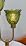 Lightdot Mid Century Modern Green Table Lamp Glass Vintage Lamp Dimmable
