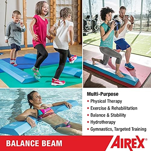 AIREX Balance Pad – Stability Trainer for Balance, Stretching, Physical Therapy, Exercise, Mobility, Rehabilitation and Core Training Non-Slip Closed Cell Foam Premium Balance Pad