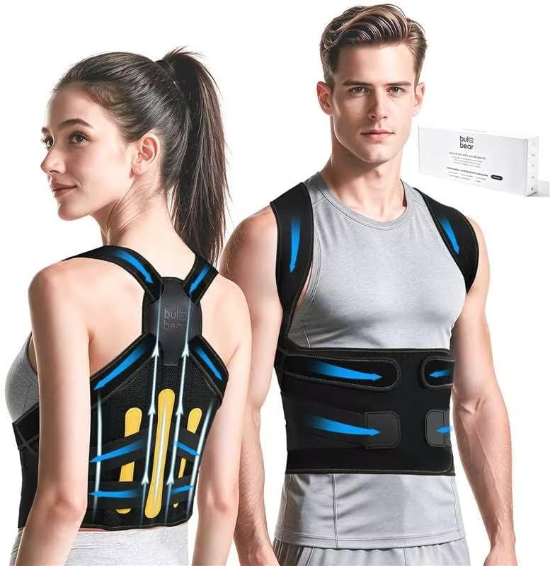 Posture Corrector for Women & Men, Full Back Brace Support
