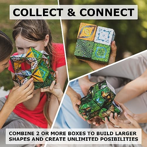 Shashibo DODECA Magnetic Puzzle Cube, Stress Relief Fidget Toy