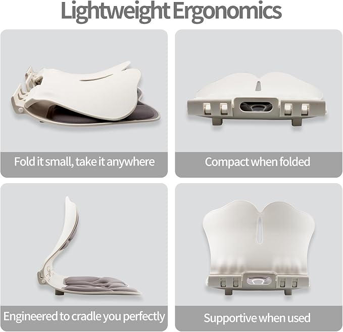 Lumbar Ergonomic Support for Office Chair Back Lumbar Support Ergonomic Back Support Pad Suitable for Office Chairs