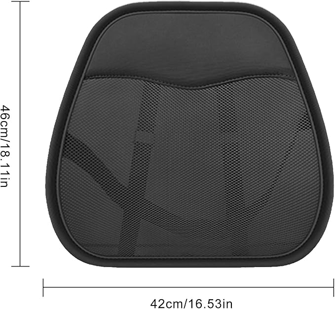 Erice Back Support Pillow, Breathable Ice Silk Lumbar Support Pillow, Back Pillow for Chair, Car Back Cushion for Driving, Lumbar Support for Car, Back Support for Chair (B), 46SD4F89SD
