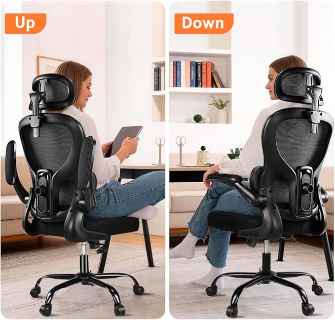 Office Chair, Gaming Chair Desk Chair Comfy Computer Chair Ergonomic Office Chair Mesh Office Chair 400 lbs with Lumbar Support Rolling for Gaming Home and Office