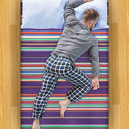 Xplanet 84 X 59 Inch Mexican Serape Blanket Bay Window Blanket, Mexican Tablecloth Serape Tatami Blanket Bed Blanket Table Cover Tapestry Blanket Picnic Mat for Mexican Party Wedding Decorations