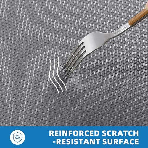Kitchen Mats for Floor, Extra Long Anti-Fatigue Kitchen Rug, Grey