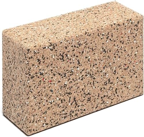Go4Cork Cork Yoga Block | Non-Toxic, Alternative To Foam Yoga Blocks | Odorless, Soft, Non-Slip, Workout & Exercise | Yogi Gift Accessories | Men & Women | Eco Friendly, Sustainable