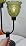 Lightdot Mid Century Modern Table Lamp Dimmable Vintage Green Glass Lamp