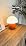 Dawnwake Mushroom Lamp Table Lamp for Bedroom-Small Desk Table Lamps,Orange
