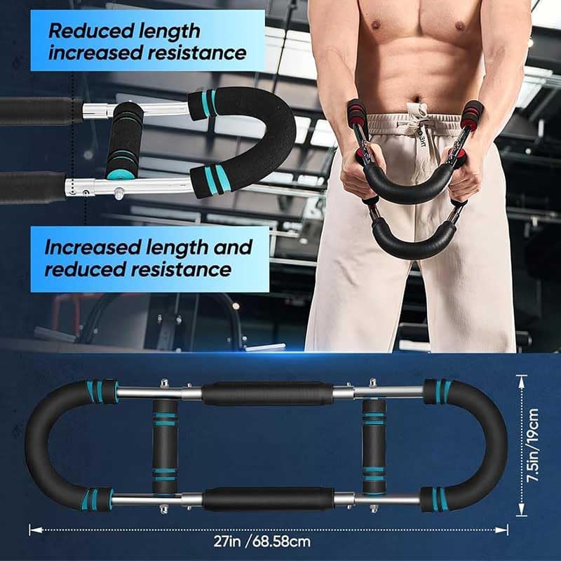 Twister Arm Trainer - Adjustable 3-Resistance Levels Chest,Arm,Shoulders,Backs,Inner Thigh Workout Equipment for Men&Women,Home Gym Strength Trainer with Anti,Fitness Equipment for Strength Training.