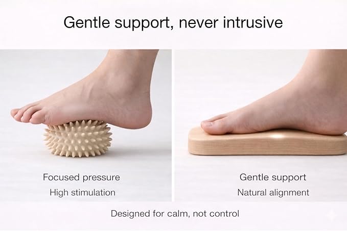 Foot Reset – Solid Maple Wood Foot Rest for Under Desk – Ergonomic Minimalist Foot Support for Daily Comfort and Relaxation