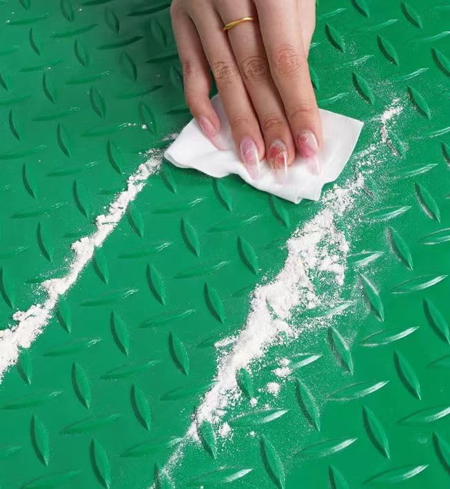 1 Pack Odorless Anti-Fatigue Mat Anti-Static Anti-Fatigue Inline Foot Mat (Green,0.6Mx0.45Mx20mm)