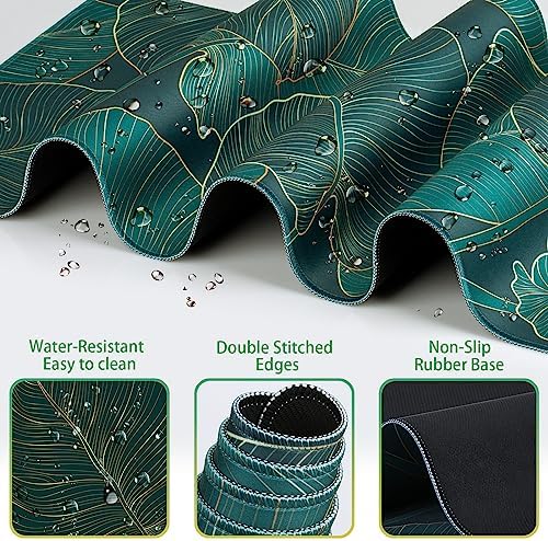 Desk Mat, Large Gaming Mouse Pad with Wrist Rest, 4 in1