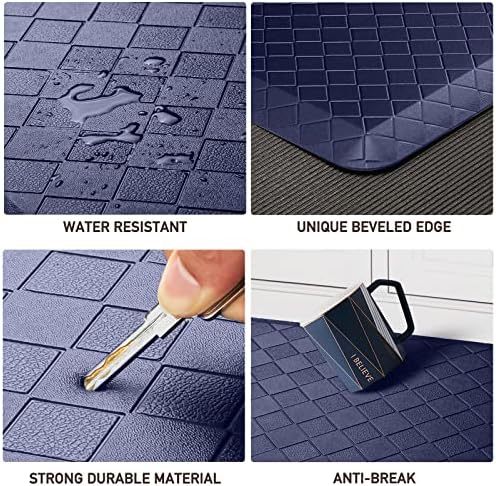 HappyTrends Kitchen Floor Mat - 4/5 Inch Thick Anti-Fatigue Kitchen Rug