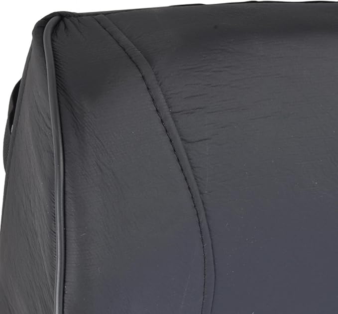 BDK BS-300-BK Durable Foam Lumbar Support 3D Balanced Firmness Cushion-Lower Back Pain Relief-Best for Office Chair, Car Seat, Recliner, Black