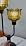 Lightdot Green Glass Table Lamp Dimmable Vintage Black Flower Lamp Gift