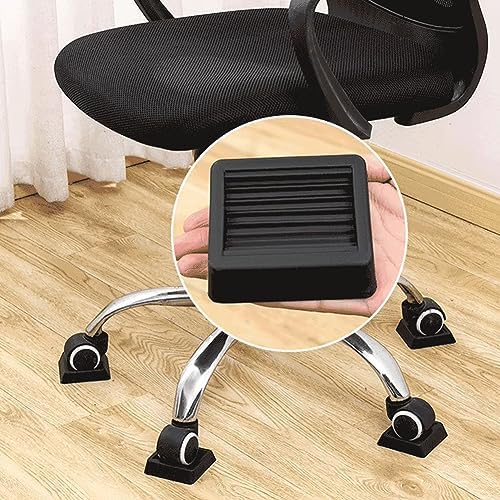 5 Pcs Wheel Stoppers Furniture Caster Cups,Non Slip Furniture Pads