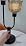 Lightdot Nightstand Lamps Set of 2 Flower Amber Glass Table Lamp Dimmable