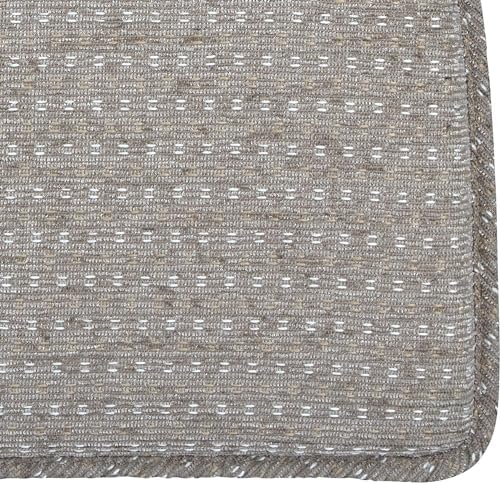 Klear Vu Raindrop The Gripper Non Slip Chair Cushions, Soft & Comfortable Seat Pad, Sitting Pillow for Kitchen, Dining or Office, 2 Count (Pack of 1), Dove
