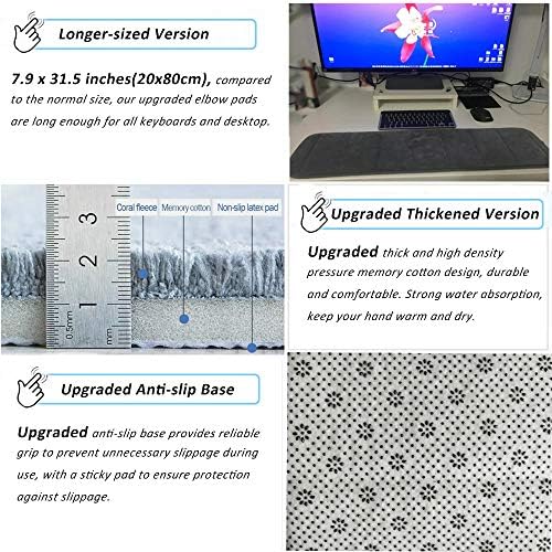 CREATIEE-PRO Upgraded Computer Wrist Elbow Pad Desktop Keyboard Arm Rest