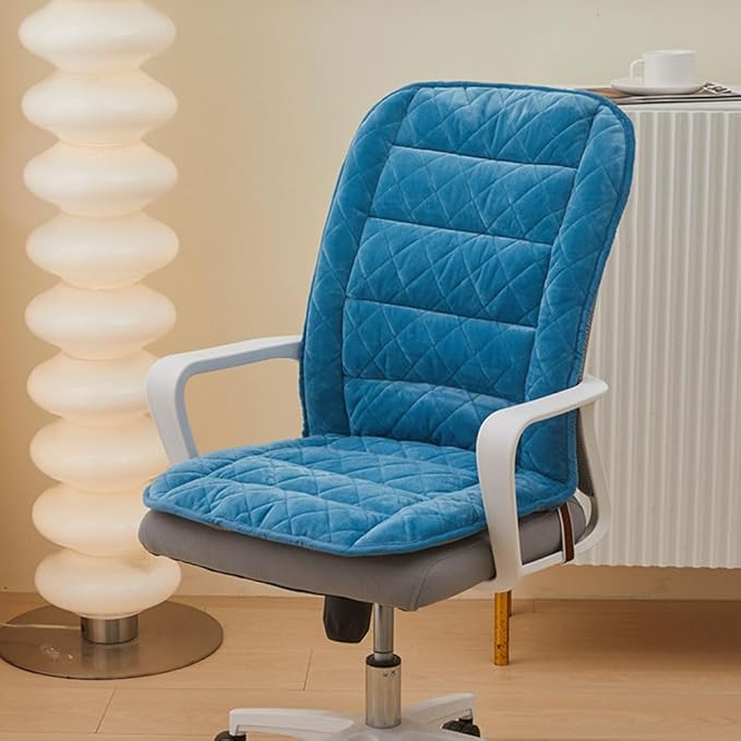 Office Chair Cushion - Soft Seat Non-Slip Rocking Chair Pads with Ties - High Back - 100 * 48cm