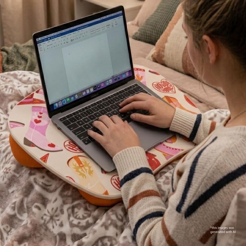 LAPGEAR MyStyle Lap Desk – Boots, Fits 15.6" Laptops