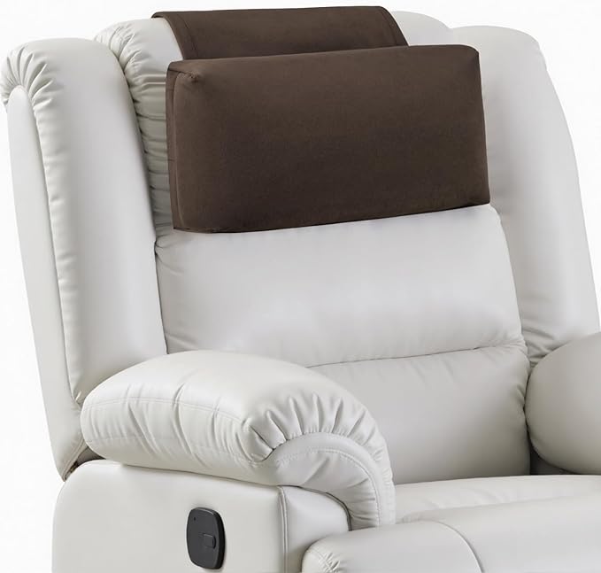 Neck Pillow for Recliner Chair, 14" Adjustable Recliner Pillow for Headrest, Soft Velvet Non-Slip Head Pillow for Recliner, Couch, Chair, Sofa
