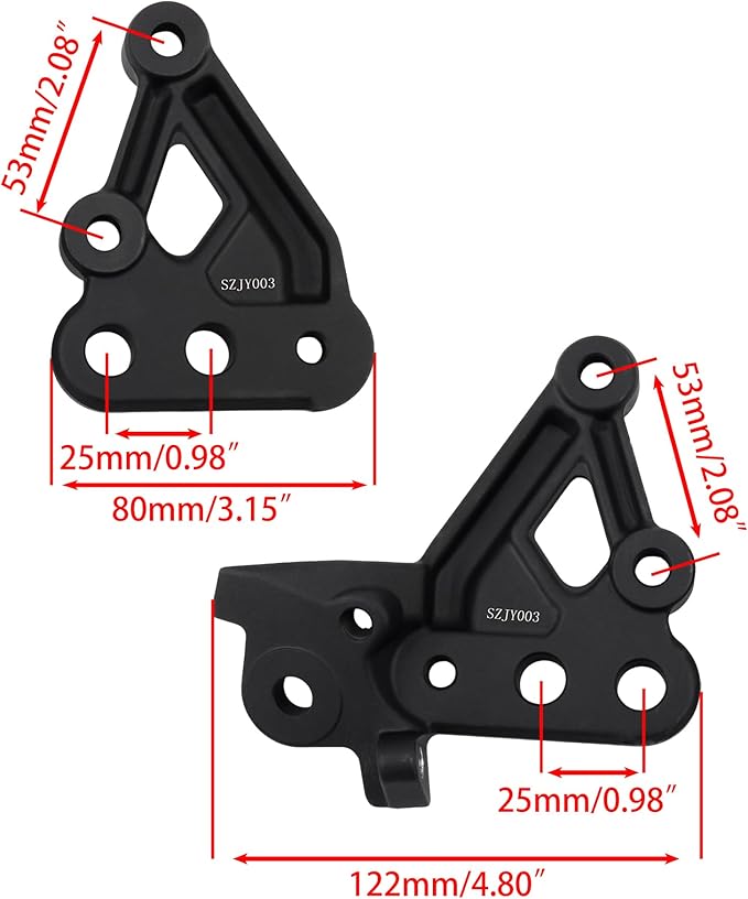 Dirt Bike Foot Rest Bracket Adjustable Foot Pegs Compatible With Talaria Sting MX3 MX4 Electric Vehicle E-Bike