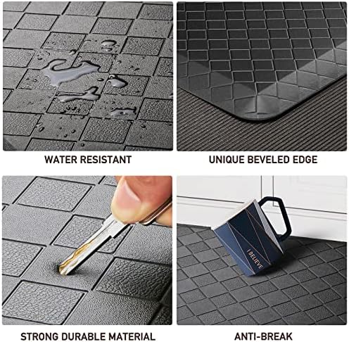 HappyTrends Kitchen Floor Mat - 4/5 Inch Thick Anti-Fatigue Kitchen Rug