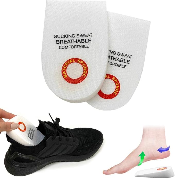 Kole Imports Memory Foam Heel Cushion Reduces Heel Shock and Pressure