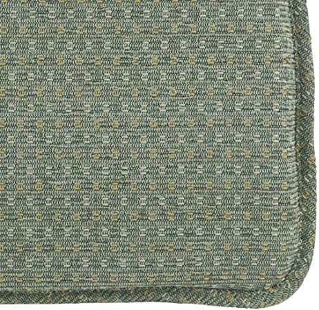 Klear Vu Raindrop The Gripper Non Slip Chair Cushions, Soft & Comfortable Seat Pad, Sitting Pillow for Kitchen, Dining or Office, 4 Count (Pack of 1), Raindrops Celadon