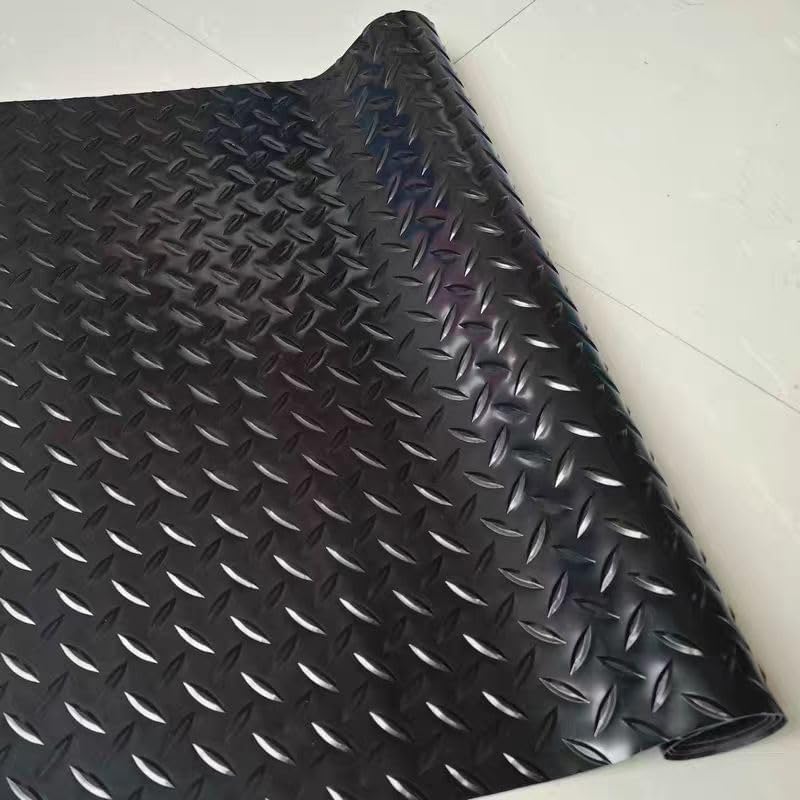 1 Pack Odorless Anti-Fatigue Mat Anti-Static Anti-Fatigue Inline Foot Mat (Black,0.9Mx0.6Mx20mm)