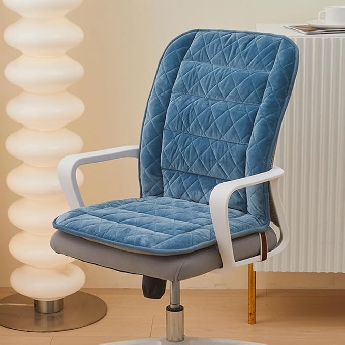Office Chair Cushion - Soft Seat Non-Slip Rocking Chair Pads with Ties - High Back - 100 * 48cm
