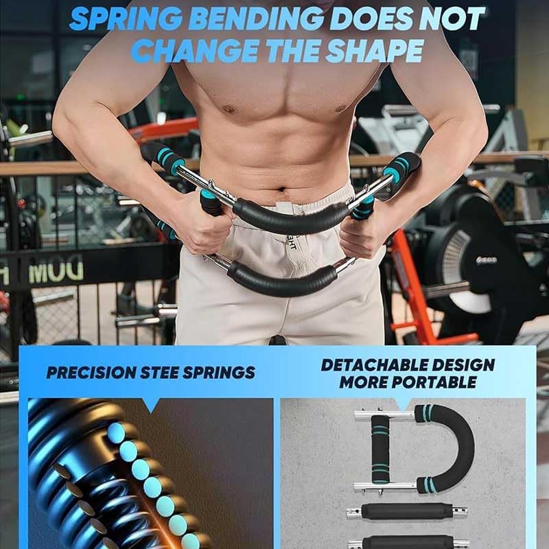 Twister Arm Trainer - Adjustable 3-Resistance Levels Chest,Arm,Shoulders,Backs,Inner Thigh Workout Equipment for Men&Women,Home Gym Strength Trainer with Anti,Fitness Equipment for Strength Training.
