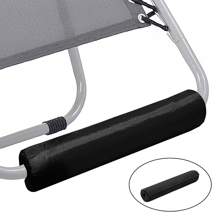 Zero Gravity Chair Foot Rest, Footrest Cushion for Anti Gravity Folding Recliner, Footrest Padding for Patio Lawn Outdoor Chair, Comfortable Foot Mat Accessories for Tall User