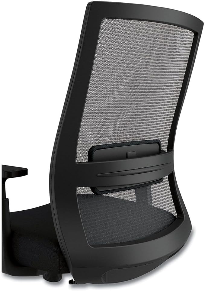 Alera Ashdale Ergonomic Swivel Office Chair, Mesh Back Task Chair, Adjustable Seat and Arm Height, Supports Up to 275 lb, Black