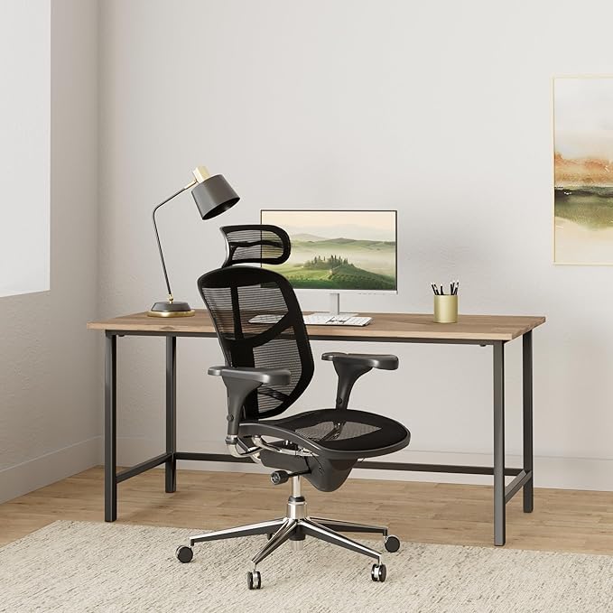 WorkPro® Quantum 9000 Series Ergonomic Mesh High-Back Executive Office Chair, Black, BIFMA Compliant