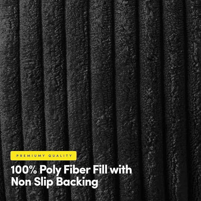 Rocking Chair Cushion Premium Pads Non Skid Slip Backed Set of Upper and Lower with Ties
