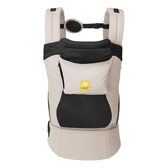 LÍLLÉbaby 3-in-1 Ergonomic CarryOn Airflow DLX Toddler Carrier with Lumbar Support & Breathable Mesh Lining (25-60 lbs), Multi-Position Carrying for Hiking & Travel (Moonbeam)