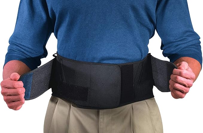 MUELLER Sports Medicine Lumbar Back Brace with Removable Pad, Ideal for Upper and Lower Back Pain, Relief & Support for Men and Women, Strains, Sciatica, Scoliosis