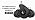 TICONN Office Chair Wheels, 3" Caster Wheels for Tile Carpets, Set of 5