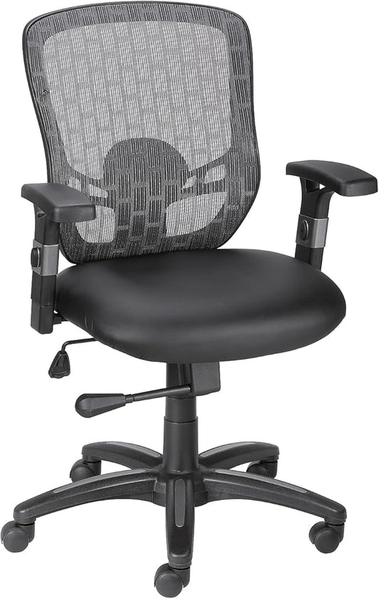 STAPLES Ergonomic Task Chair, Mesh, Black